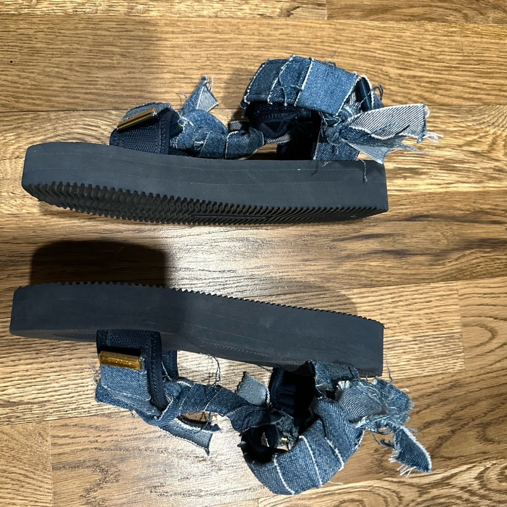 Suicoke woman’s Blue Denim Sandals - Picture 3 of 14